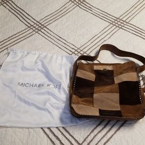 Michael kors leather patchwork bag